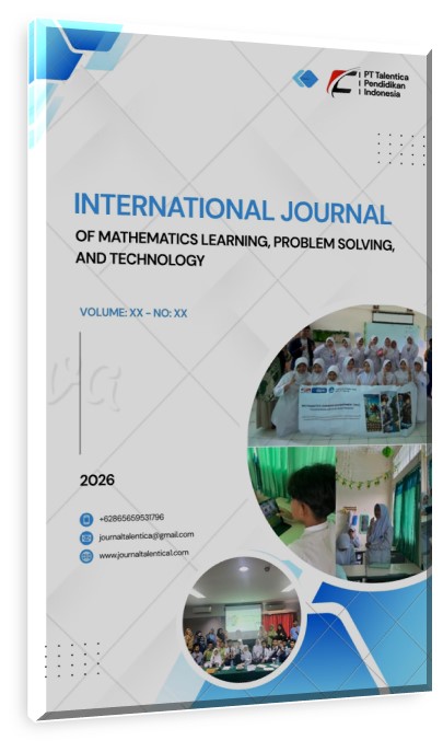					View Vol. 1 No. 1 (2026): The International Journal of Mathematics Learning, Problem Solving, and Technology
				